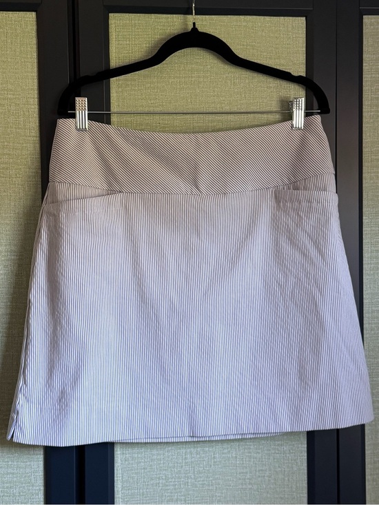 S.C. & Co. Dresses & Skirts - S.C. & Co. Blue + White Pinstripe Athletic Golf Skort, Size L